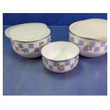Vintage Storage Bowl Set w Lids