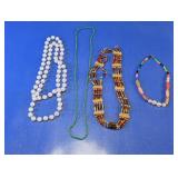 Assorted Costume Beaded Necklace Lot