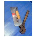 Crescent Wrench & 12ï¿½ Trowel