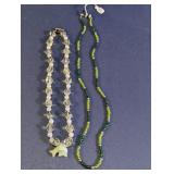 Beaded Eyeglass Chain & Dolphin Pendant Necklace