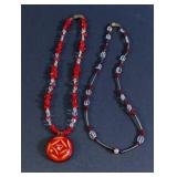 Red Beaded Necklaces