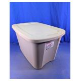 Sterilite 18 Gal Plastic Storage Tote w/ Lid