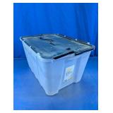 HDX Flip Top Storage Tote Bin