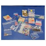 Assorted Craft Beads & Jewelry Making Supplies Lot