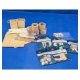Assorted Unfinished Wood Craft Pieces