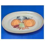 Harvest Pumpkin Oval Serving Platter