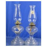 Clear Glass Oil Lamps