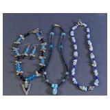 Beaded Necklace & Earring Jewelry Lot