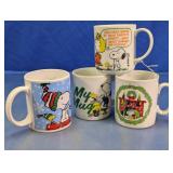 Peanuts Snoopy Character Coffee Mugs Set