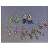 Beaded Dangle and Hoop Earring Collection