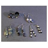 Monochrome & Earth Tone Earring Set