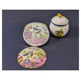 Yankee Candle Jar & Michel Design Paper Coasters