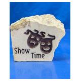 Show Time Carved Marble Masks Desk Decor