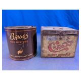 Briggs & Cinco Tobacco Tins