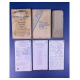 Vintage Nautical Navigation Chart & Books