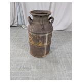 Rustic Metal Milk Can