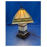 Tiffany Style Mission Table Lamp