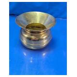 Vintage Solid Brass Spittoon