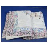 Floral Patchwork Quilt Piece