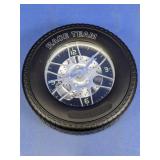 Race Team Tire Wall Clock