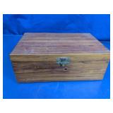 Wooden Hinged Storage Box