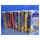 Walt Disney VHS Tape Lot