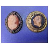 Cameo Style Fashion Brooch Pins