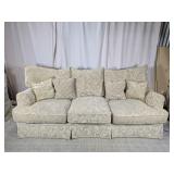 Floral Pattern Upholstered Sofa