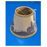 6" Western Biker Silhouette Lamp Shade