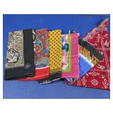 Assorted Patterned Bandanas