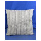 Woven Striped Square Throw Pillow