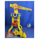 Toy Construction Crane Playset