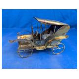 Vintage Style Metal Music Box Model Car