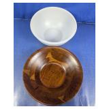 Wood & Plastic Serving Bowls