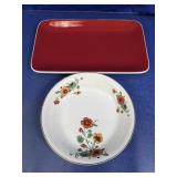 Homer Laughlin Bowl & Room Essentials Plate Duo