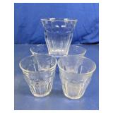 Duralex Picardie Style Clear Tumbler Glasses Lot