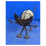 Metal Cat Figurine Sculpture