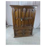 Wood Cabinet w/ Drawers