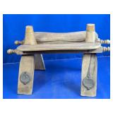 Rustic Wooden Folding Stool
