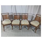 Bamboo Rattan Dining Chairs
