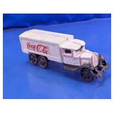 Vintage Cast Iron Coca-Cola Delivery Truck Toy