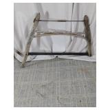 Antique Wooden Bow Saw Primitive Logging Tool