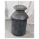 Metal Milk Can 40 QTS NY City Approved