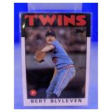 1986 TOPPS HOF BERT BLYEVEN CARD