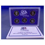 2005 U.S. Mint 50 State Quarters Proof Set