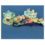 Ceramic Bunny Figurine Decor Collection