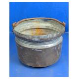Metal Pail Bucket with Wire Bail Handle