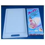Plastic Cutting Board and Slicer Set