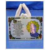 St. Francis Prayer Glass & Praying Hands Duo
