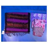 Assorted Purple & Pink Fashion Scarf Lot